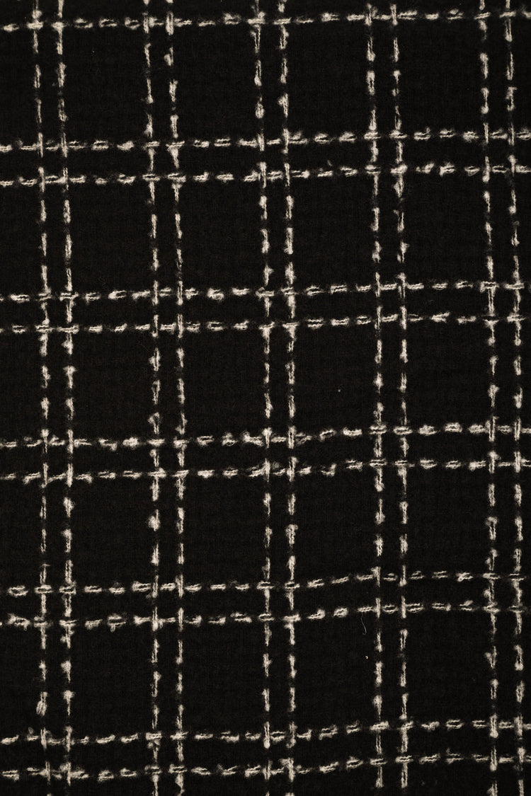 Check motif scarf