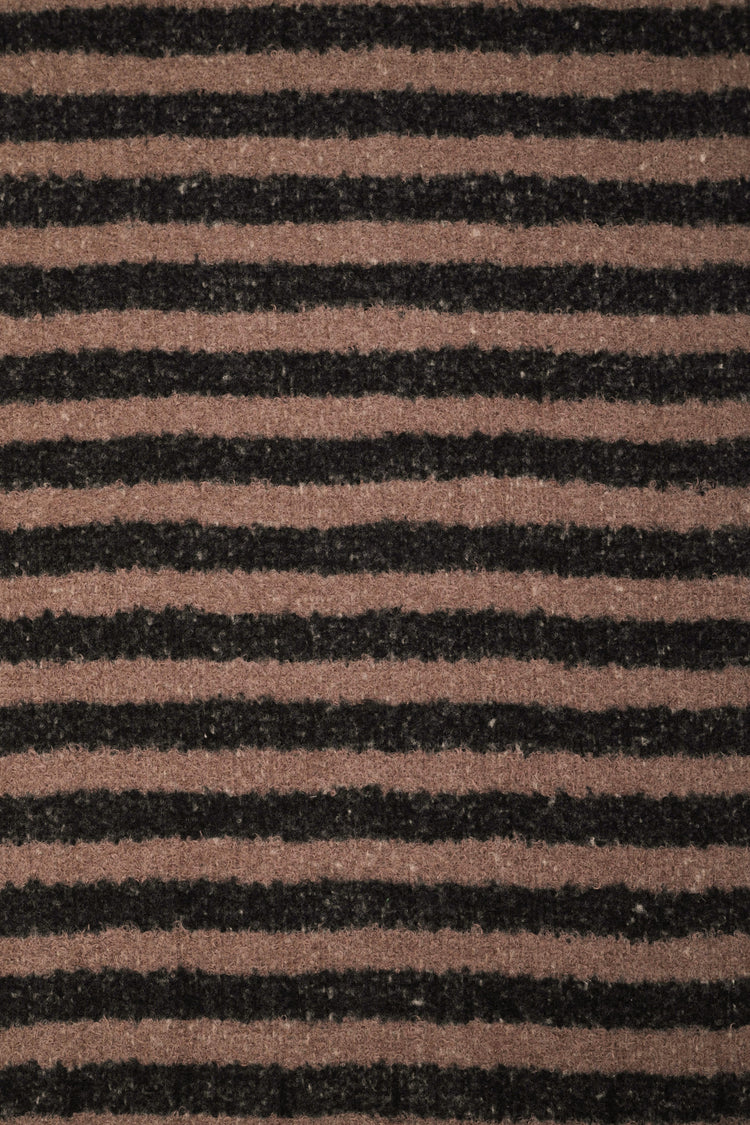 Striped lurex scarf