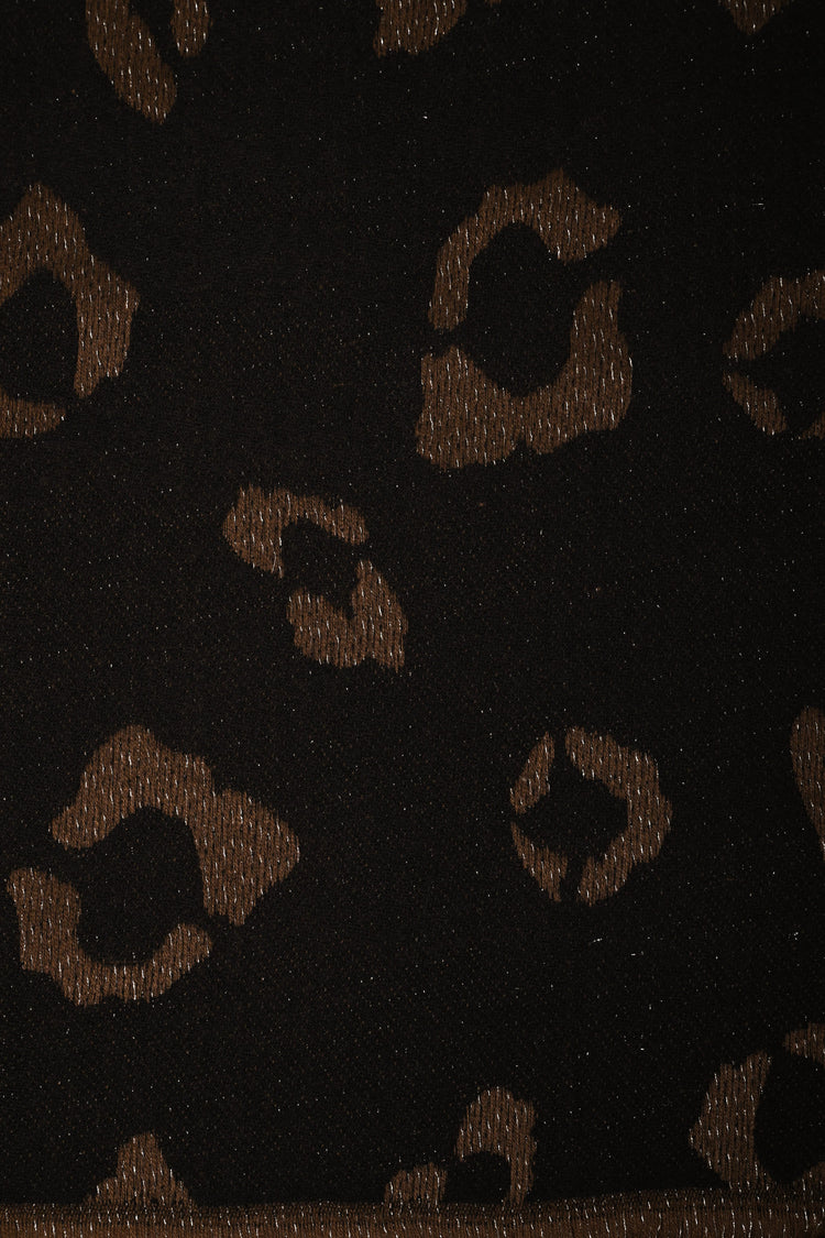 Lurex animalier scarf