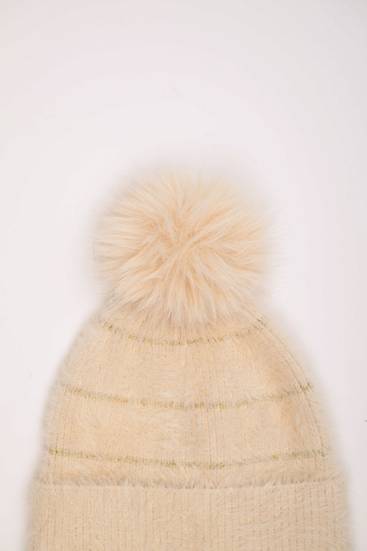 Pompon hat
