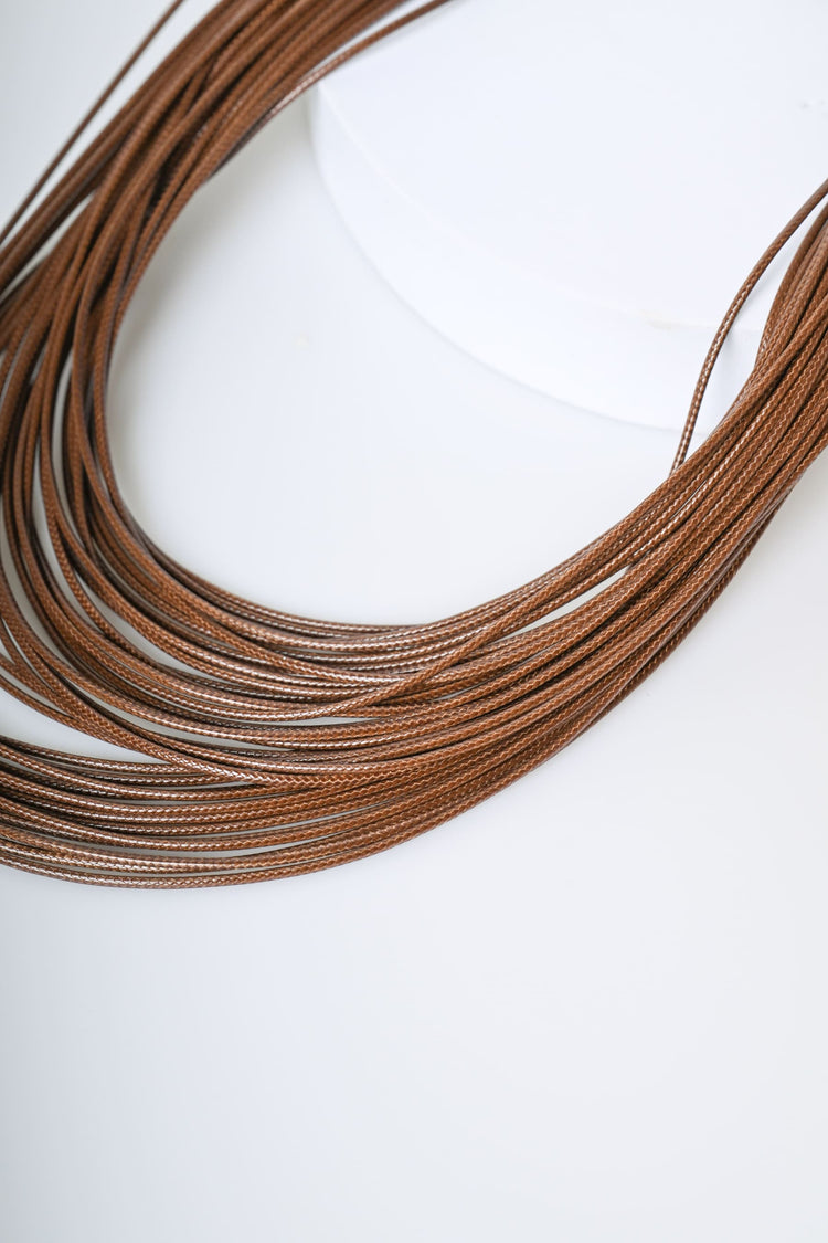 Multi-strand necklace + bracelet set