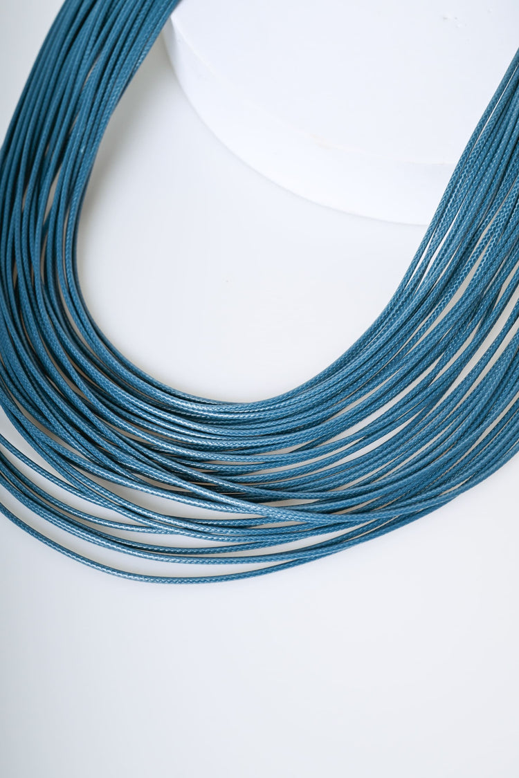 Multi-strand necklace + bracelet set