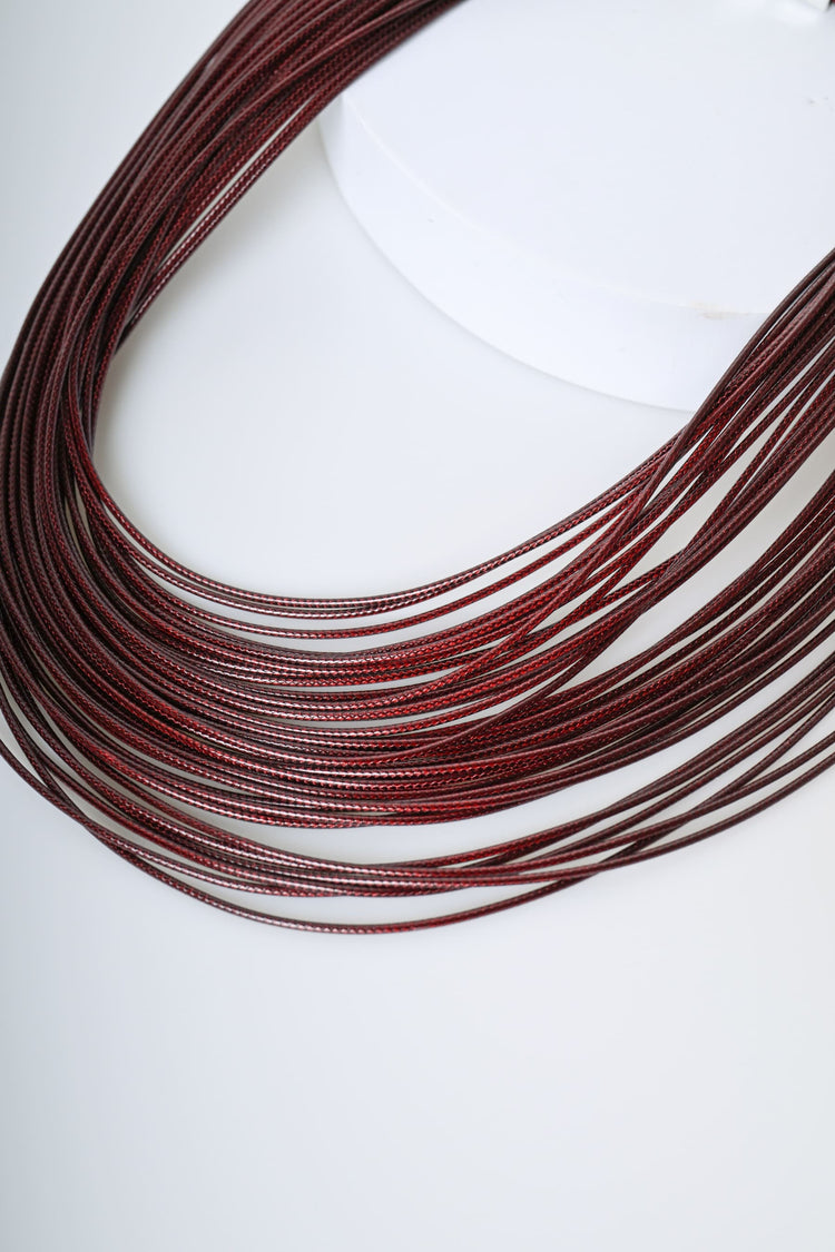 Multi-strand necklace + bracelet set