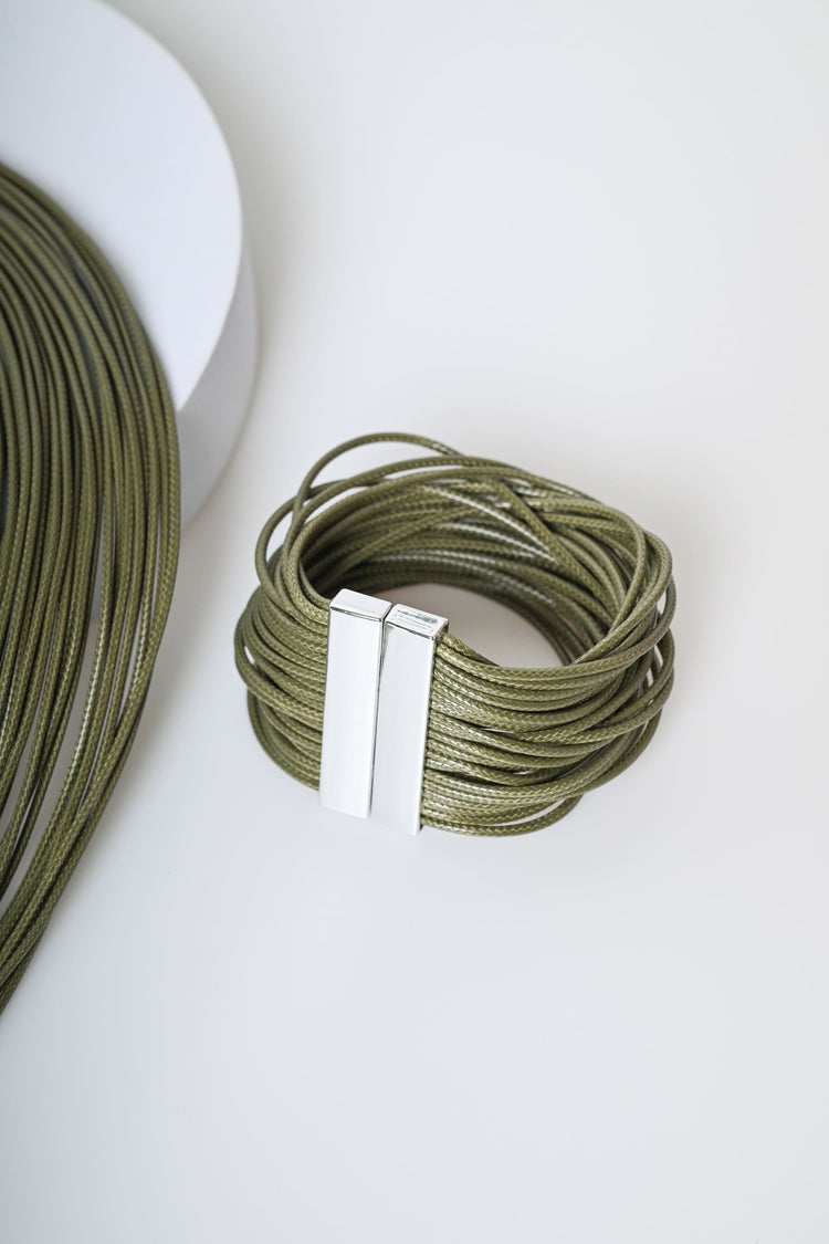 Multi-strand necklace + bracelet set