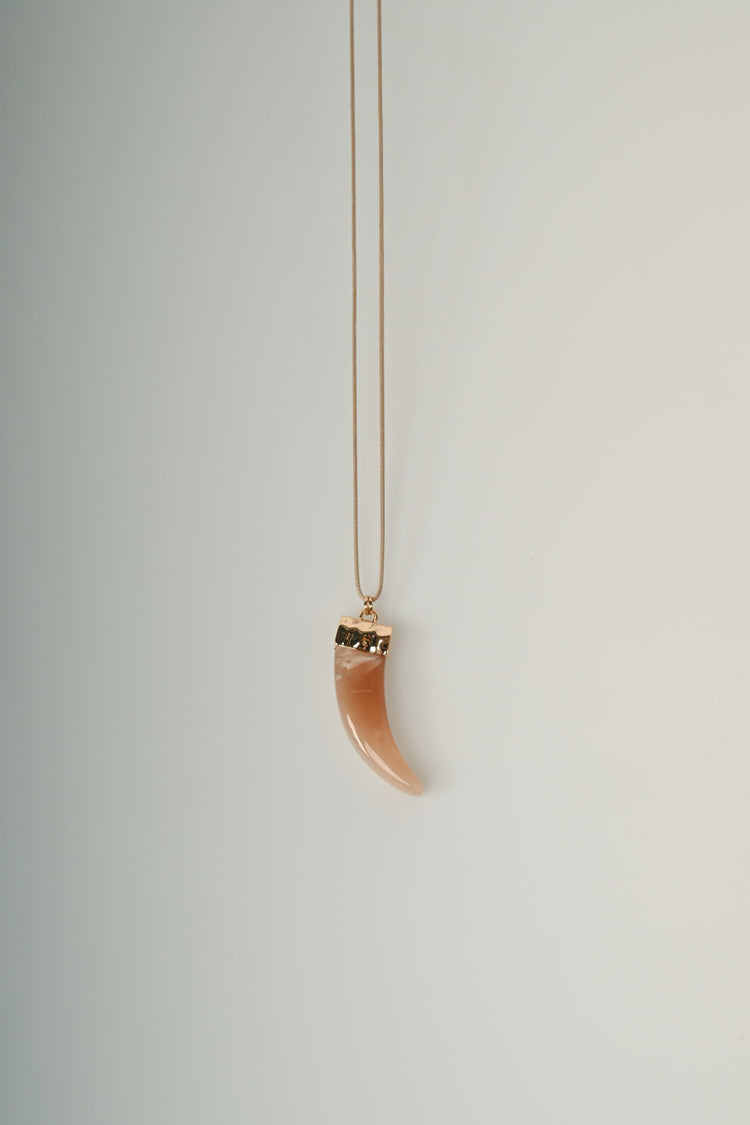Horn necklace
