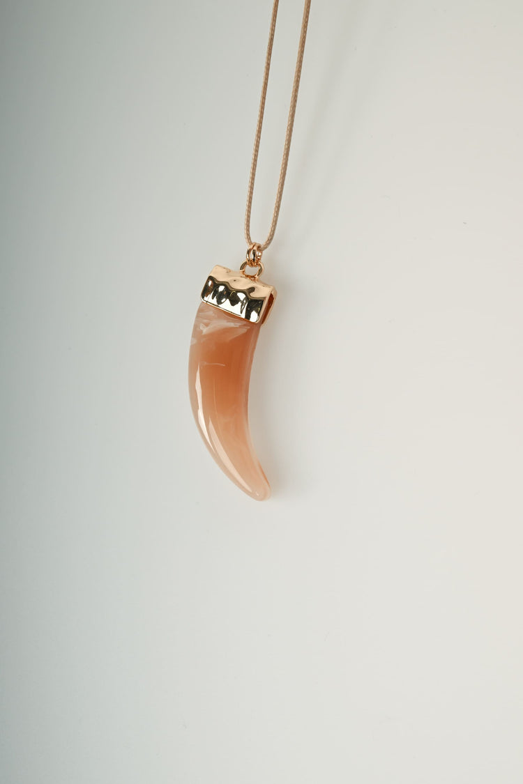 Horn necklace