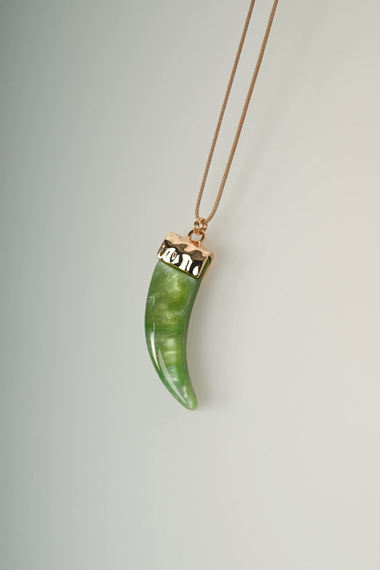Horn necklace