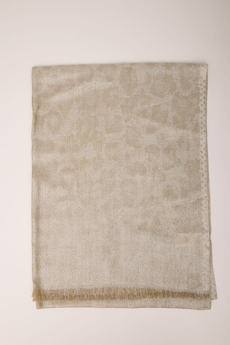 Animalier jacquard stole