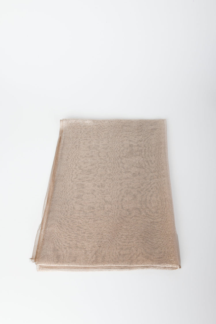 Lamé silk-blend stoles