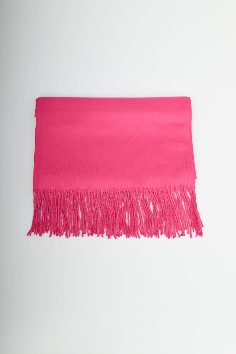Fringed scarf