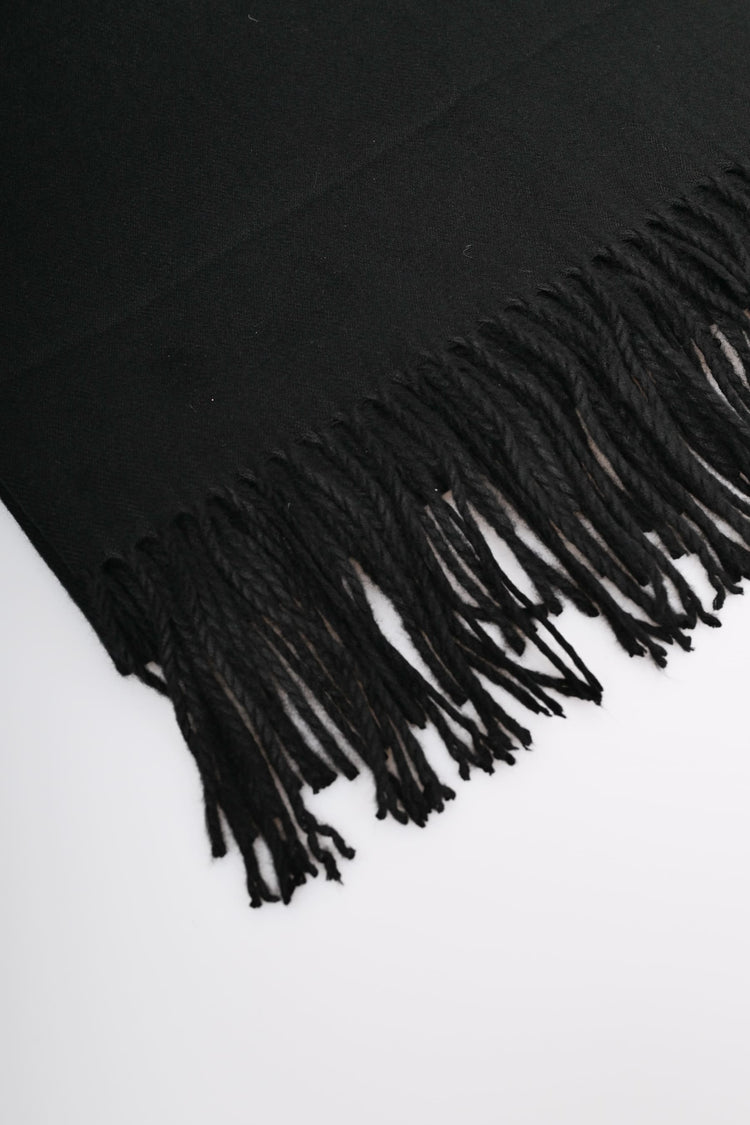 Fringed scarf