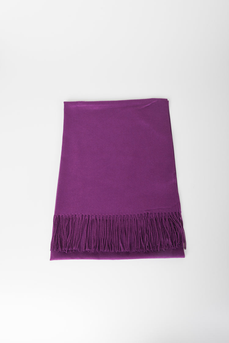 Fringed scarf