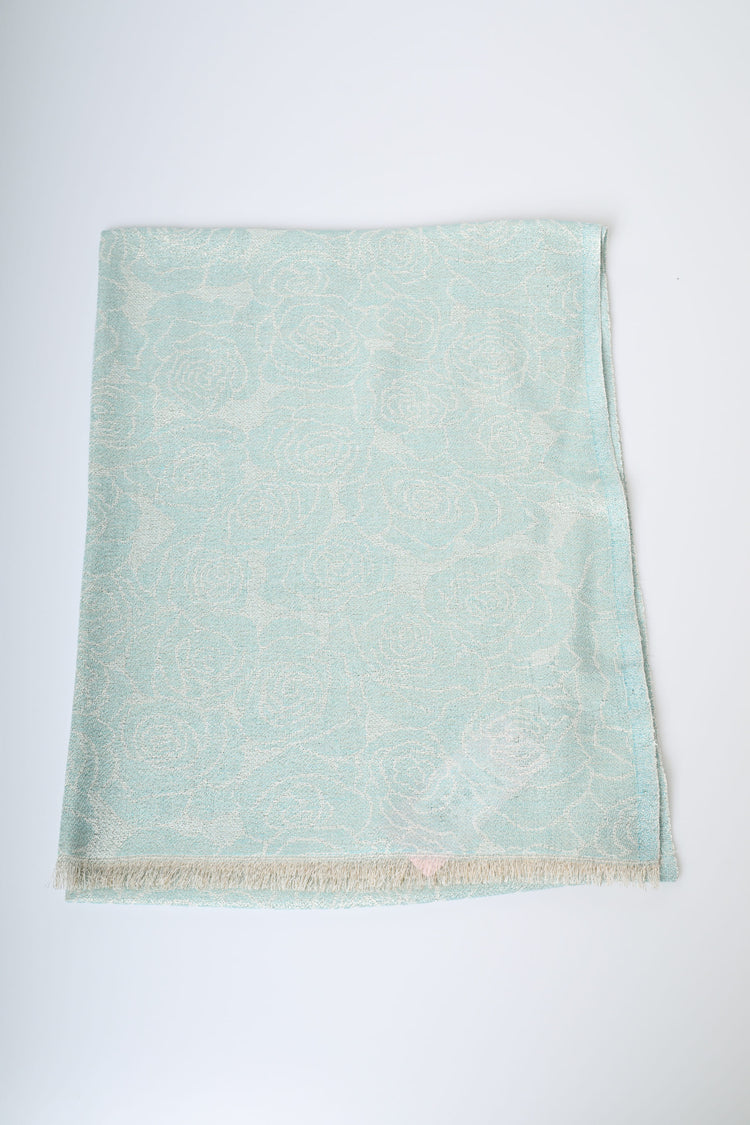 Stola in jacquard floreale