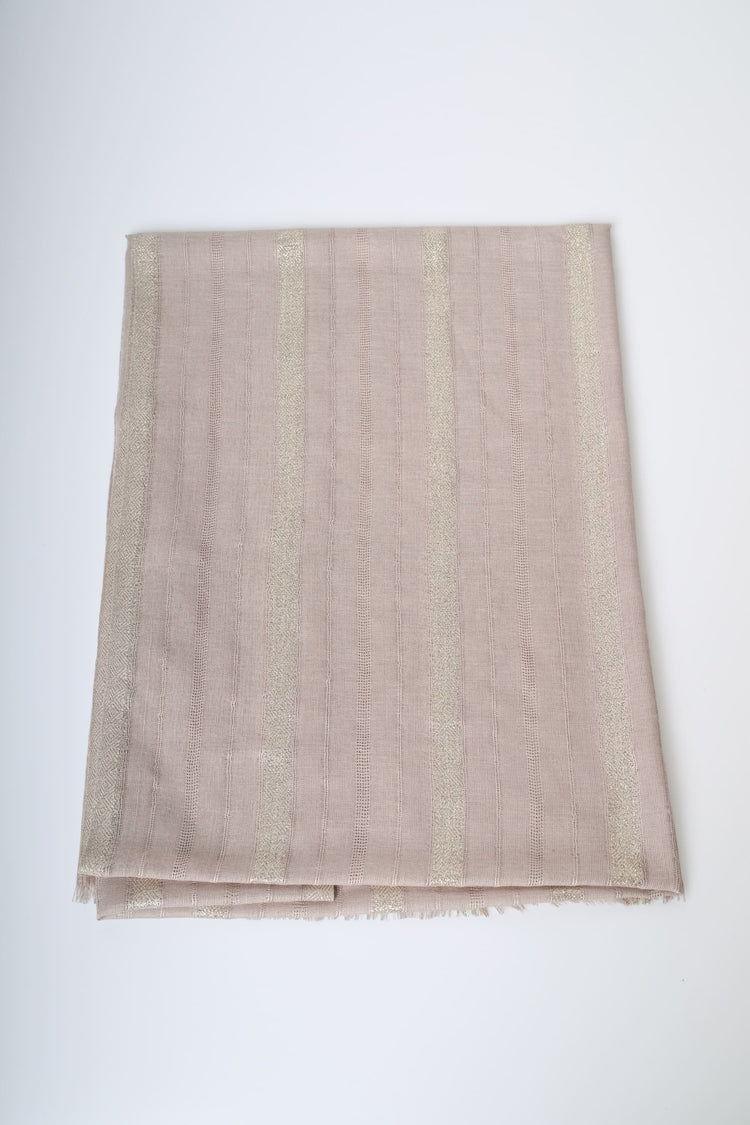 Lurex striped stole