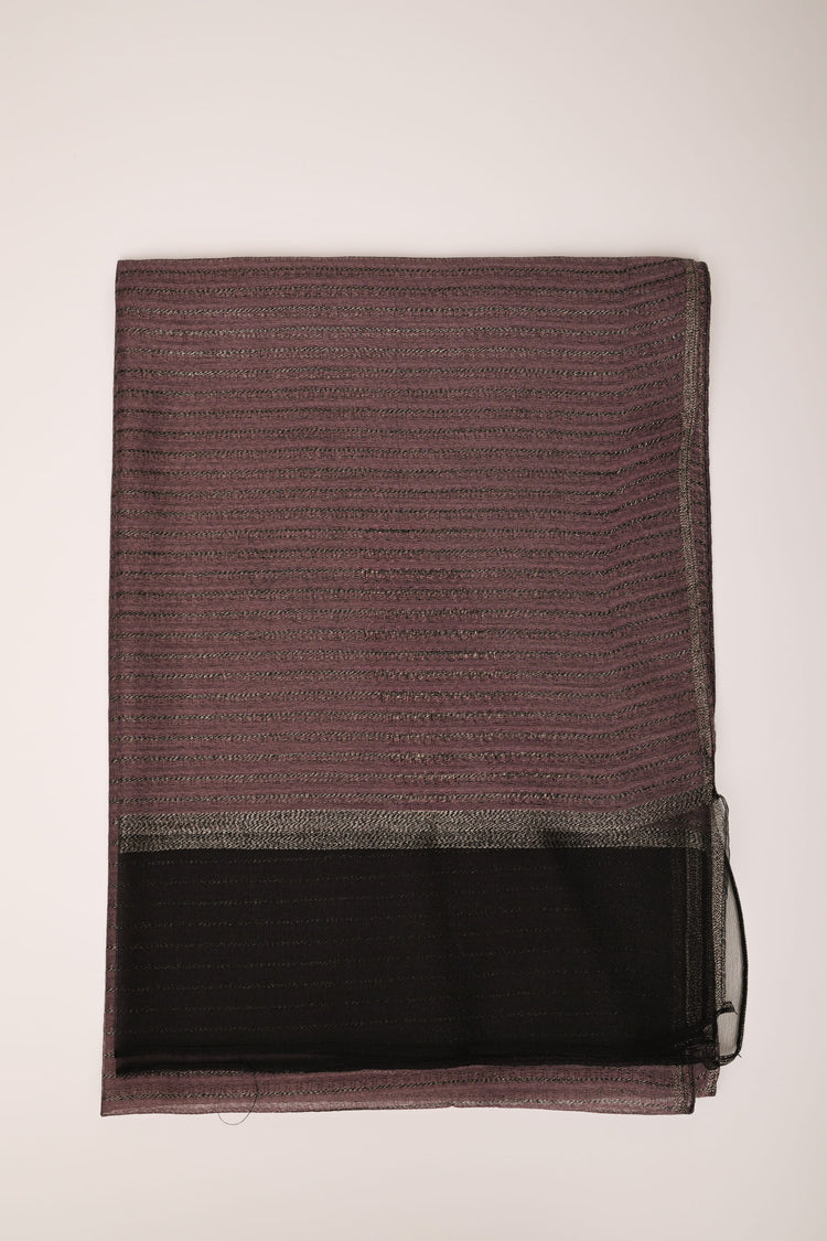 Lurex striped stole