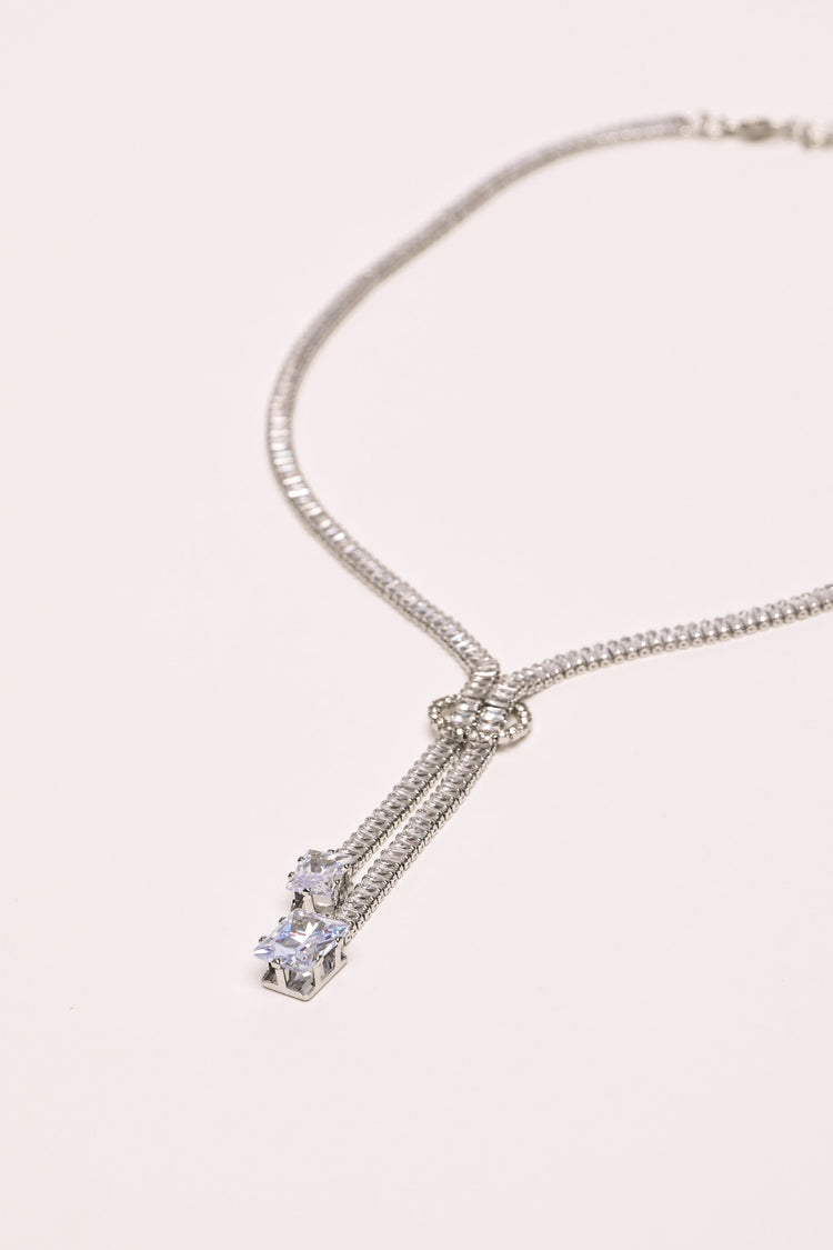 Rhinestone and crystal necklace