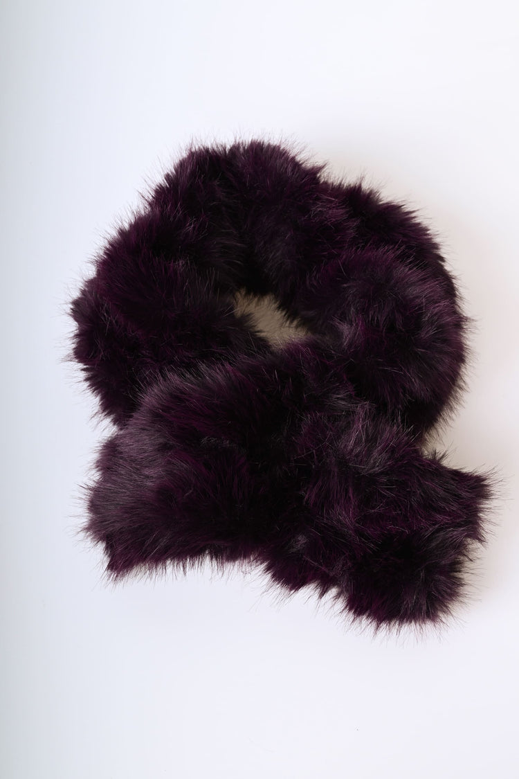 Faux fur scarf