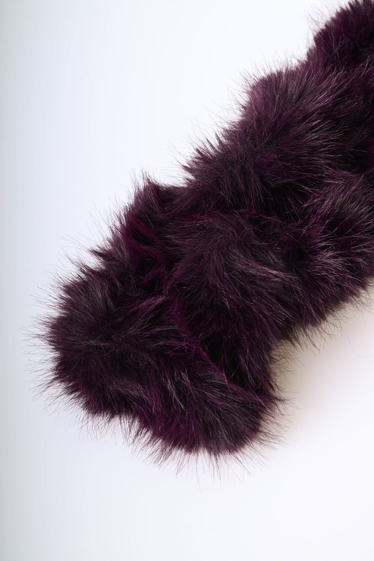 Faux fur scarf