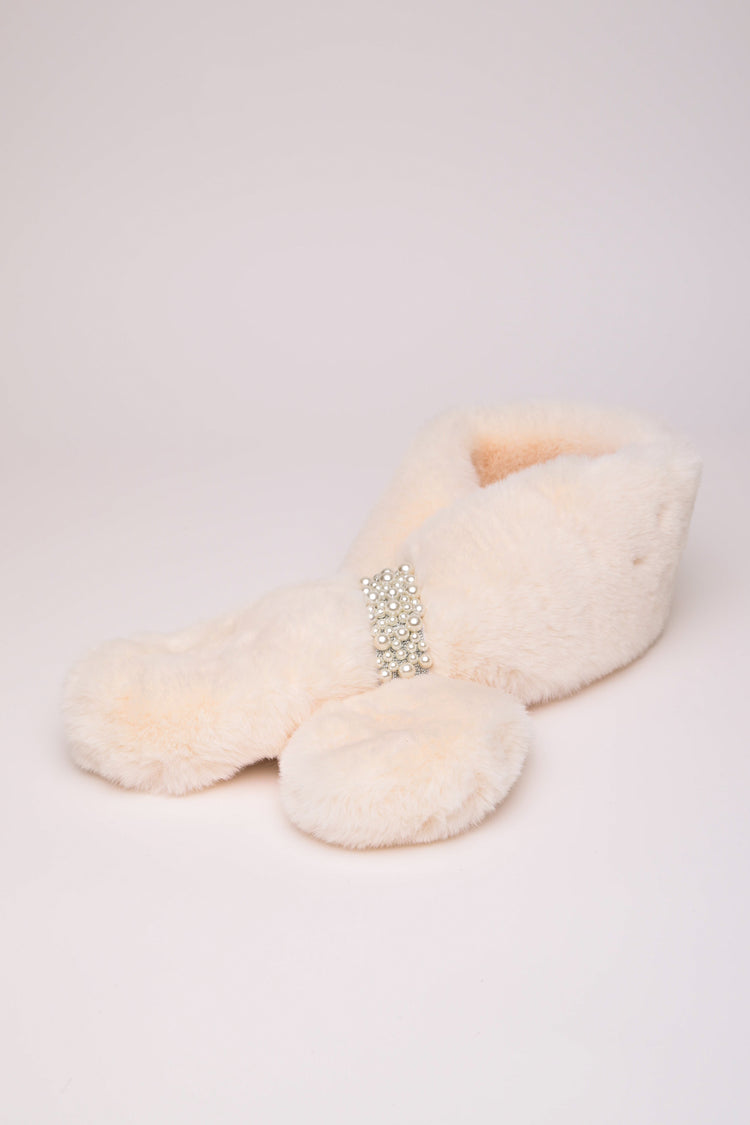 Collo con perle in tono