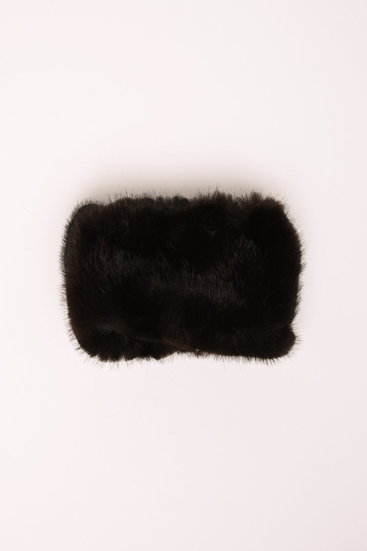 Faux fur cuffs
