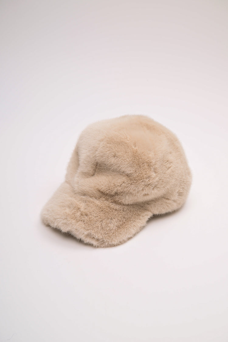 Cappello baseball similpelliccia