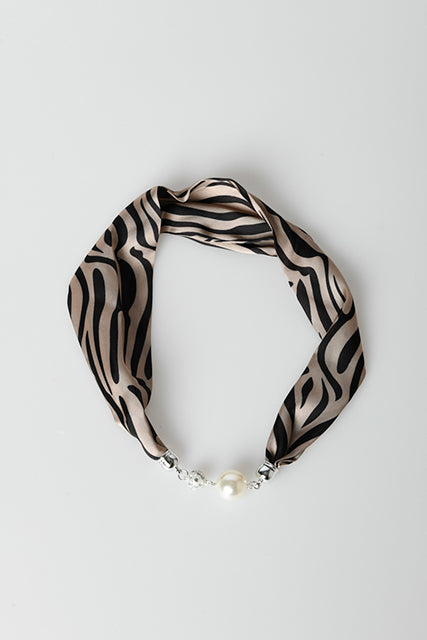 Zebra print scarf