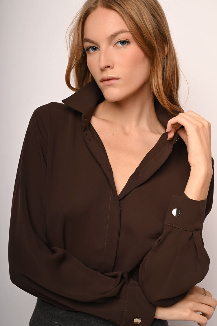 Golden buttons shirt