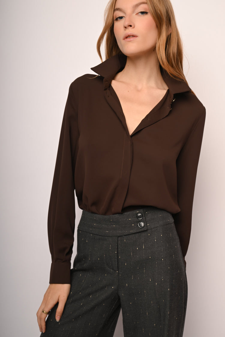 Golden buttons shirt
