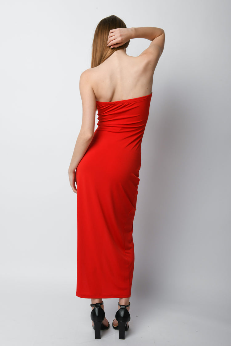 Strapless long dress