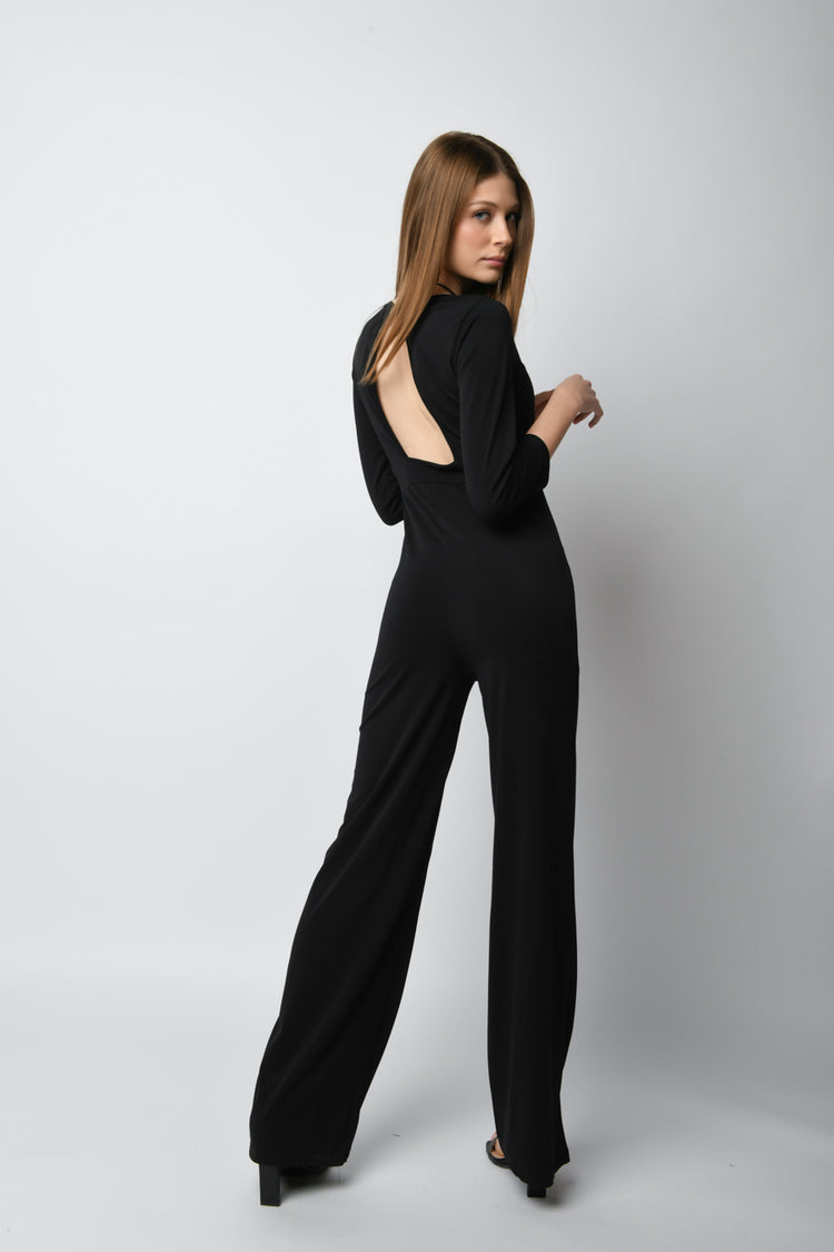 Back cut-out jumpsuit