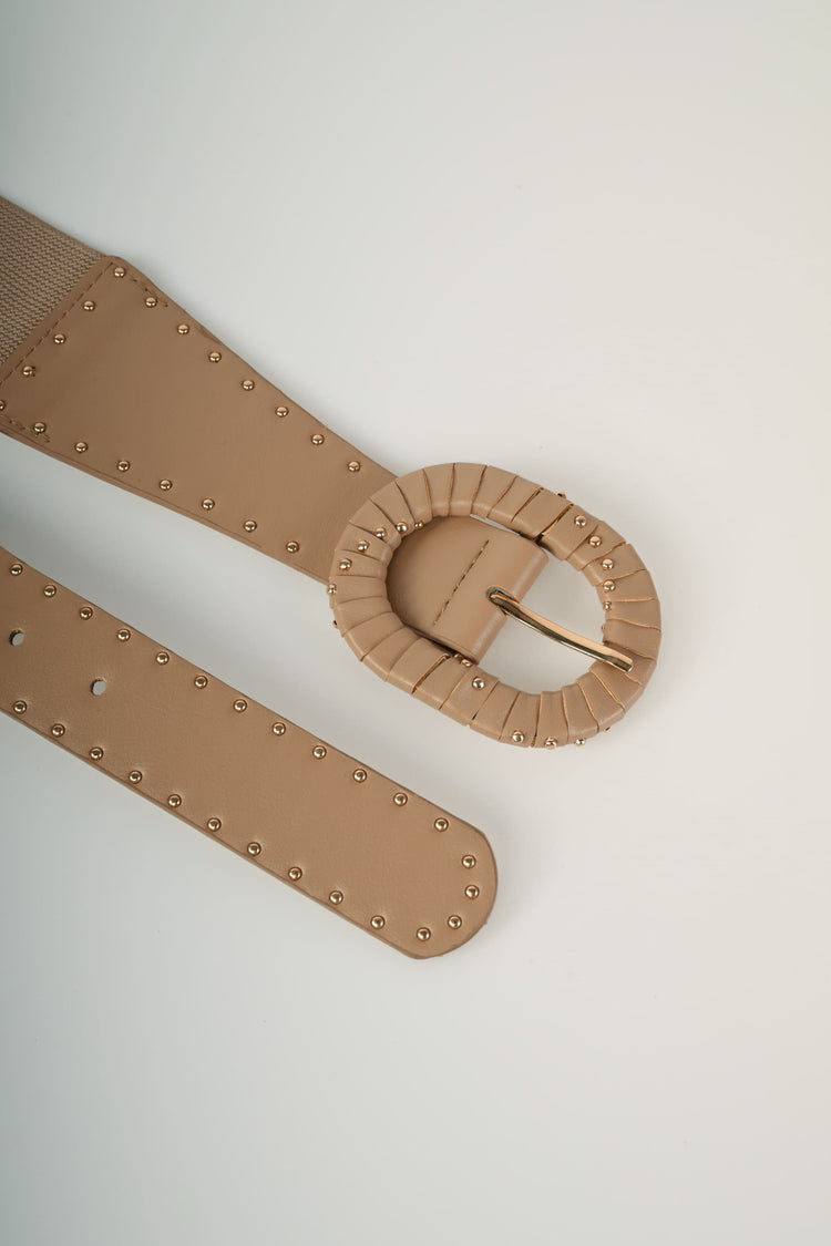 Mini studs elastic belt
