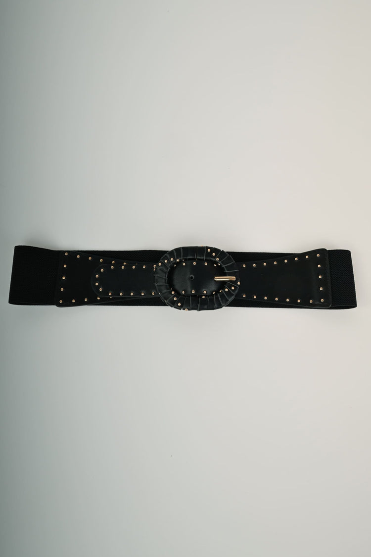 Mini studs elastic belt