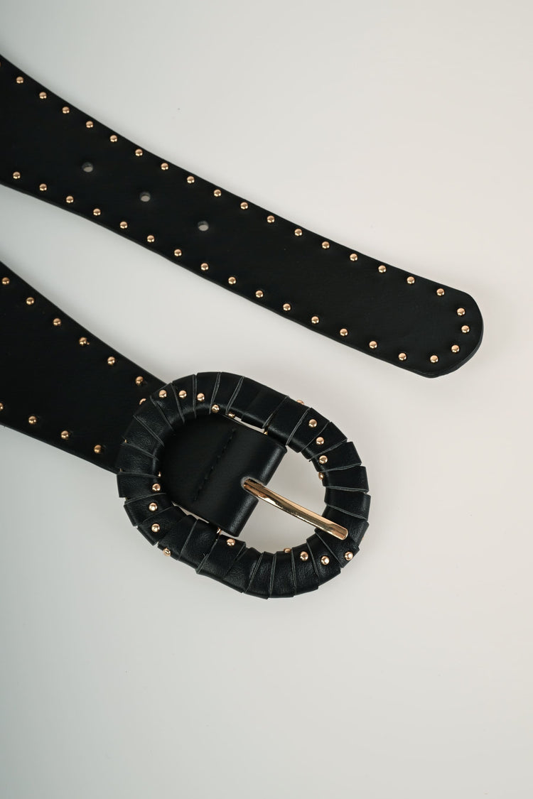 Mini studs elastic belt