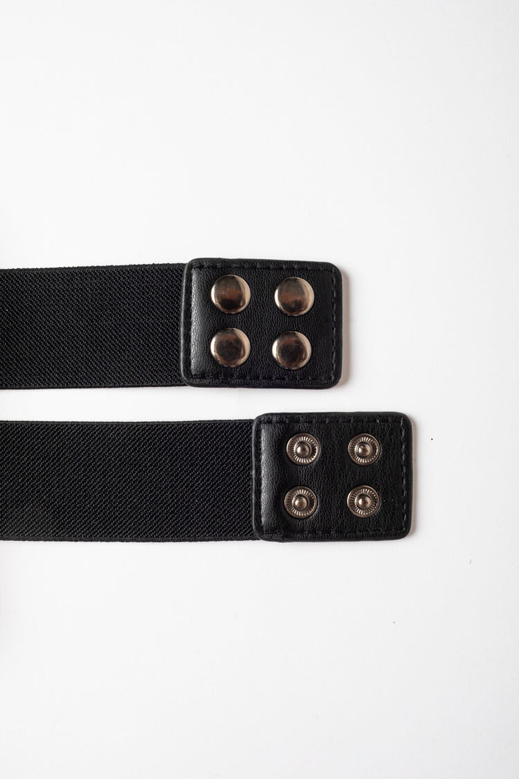 Rhinestoned rope-effect belt