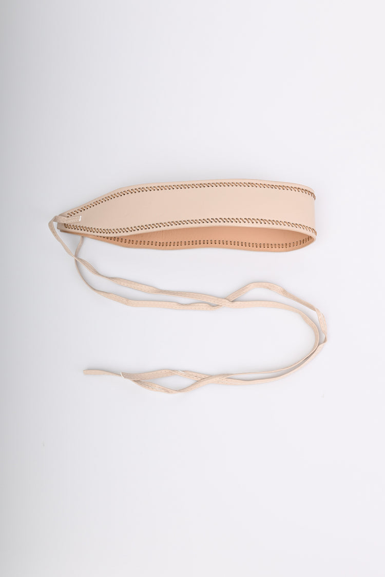 Beads sash belt