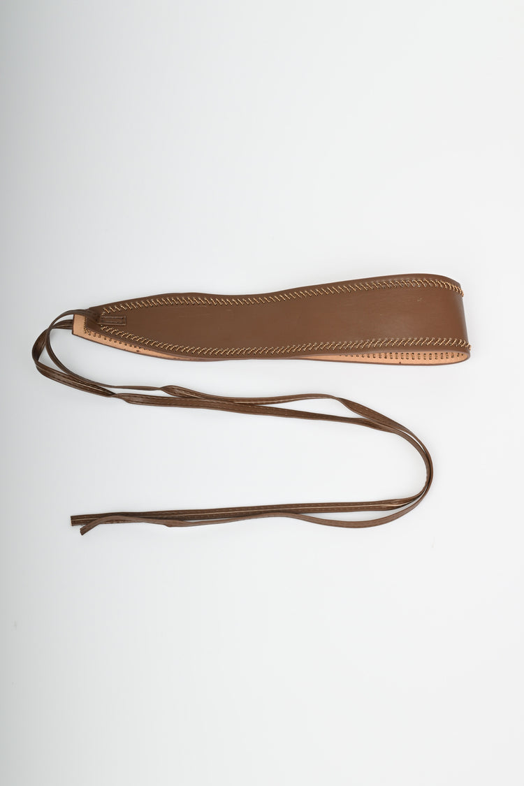 Beads sash belt
