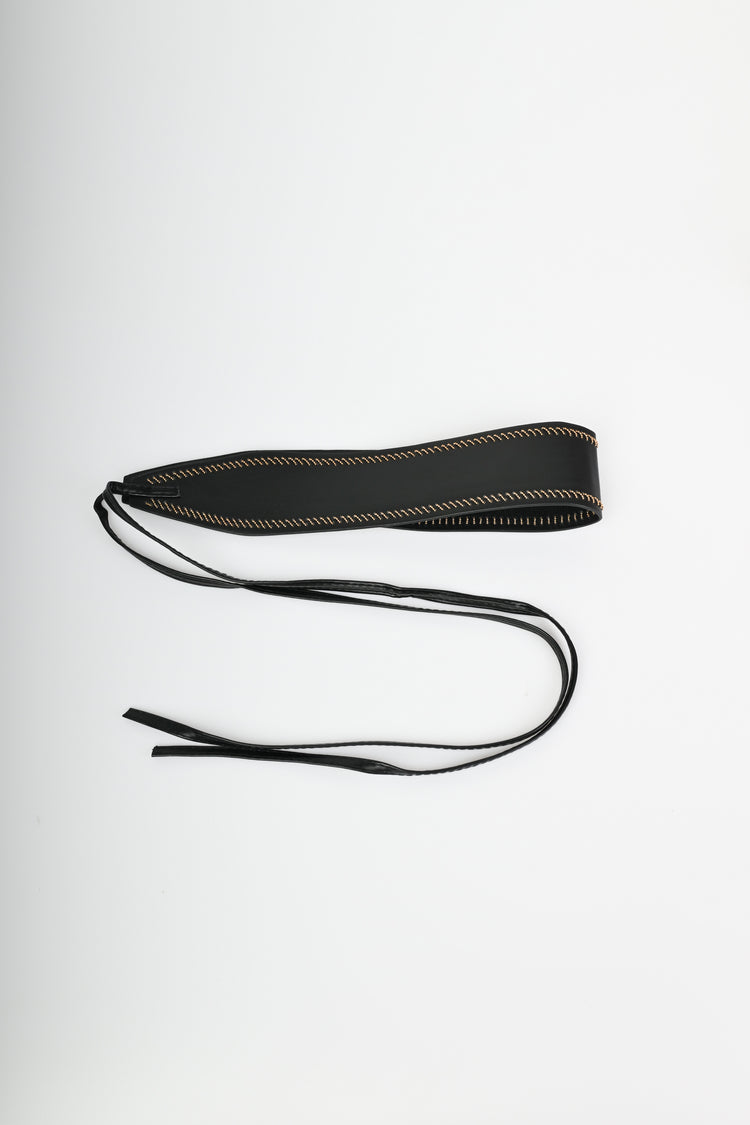 Beads sash belt