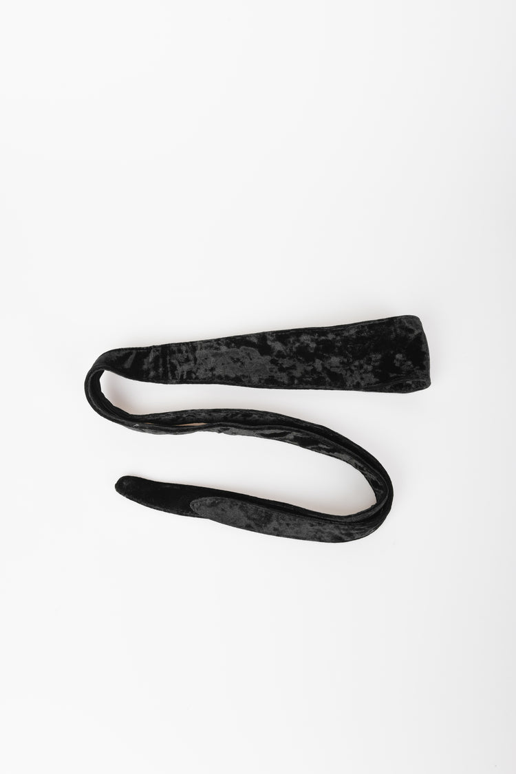 Chenille sash belt