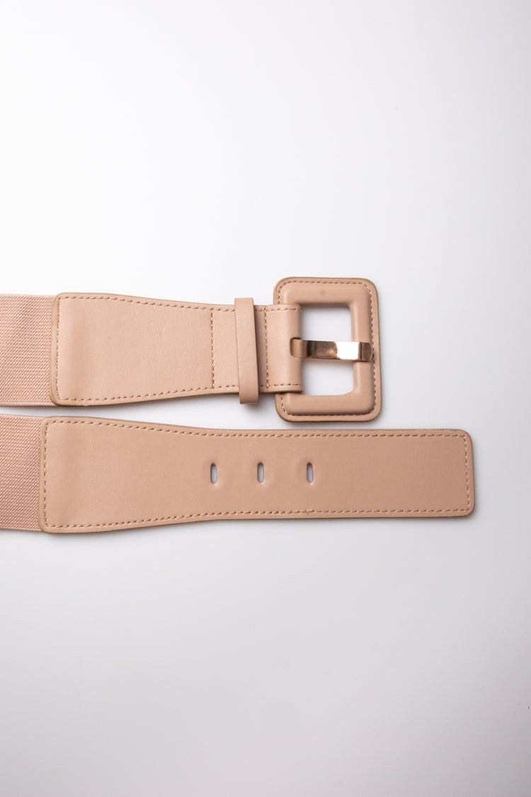 Rhinestoned elastic belt