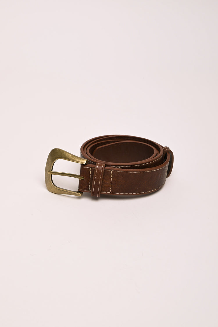 Texas-style embroidered belt