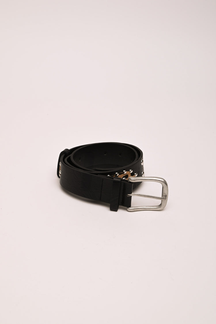 Stud and animalier insert belt