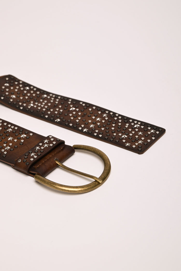 Star stud elastic belt