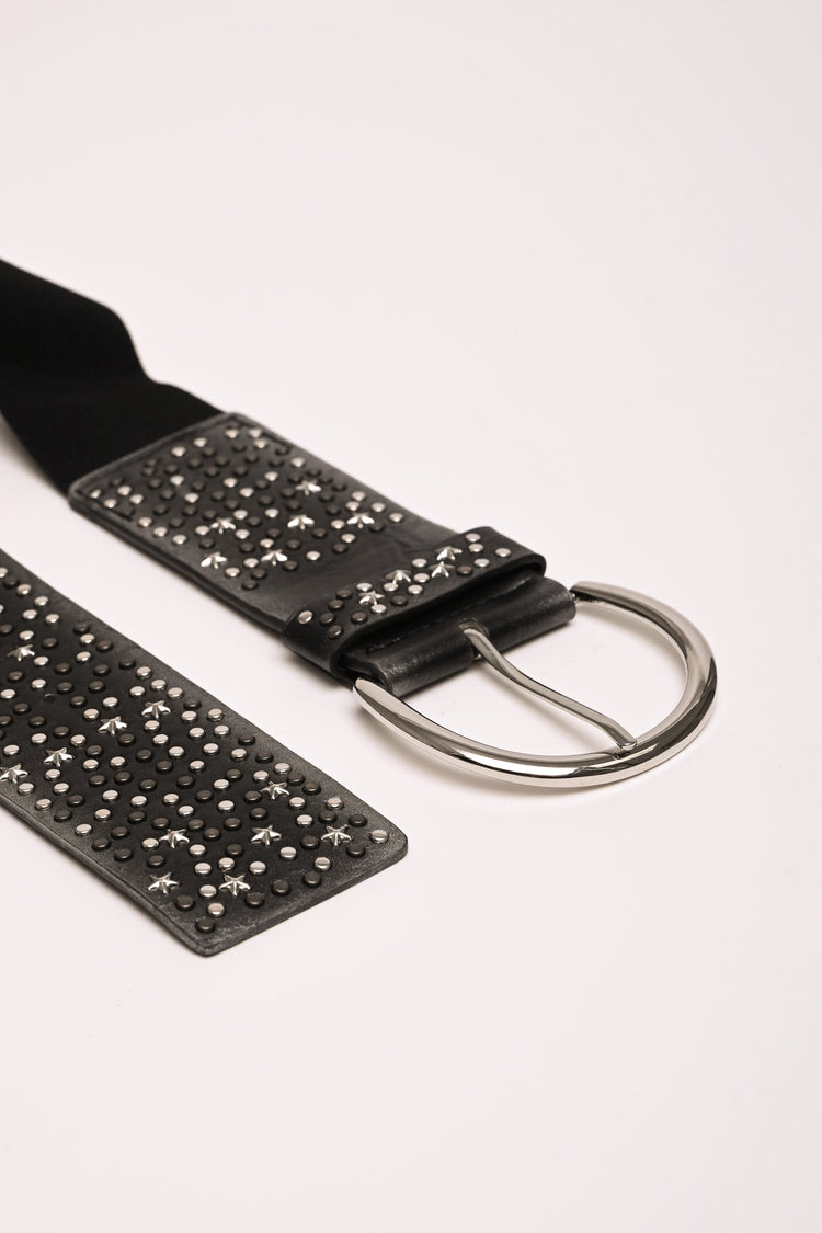 Star stud elastic belt