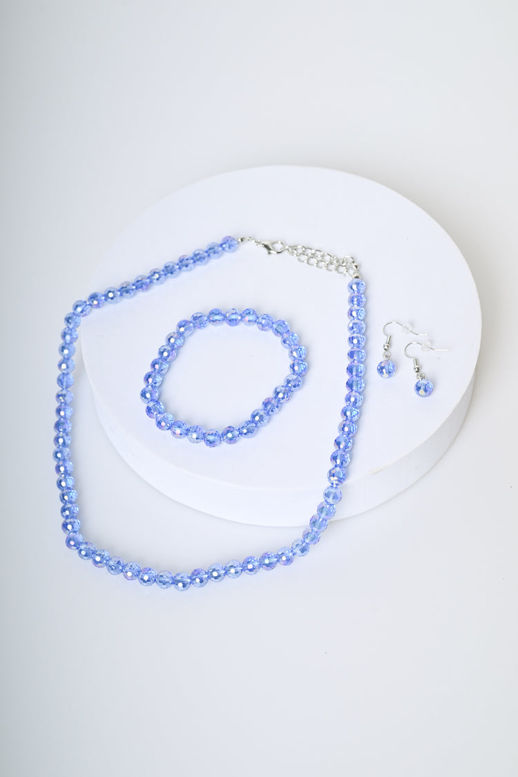 Necklace + earrings + bracelet set