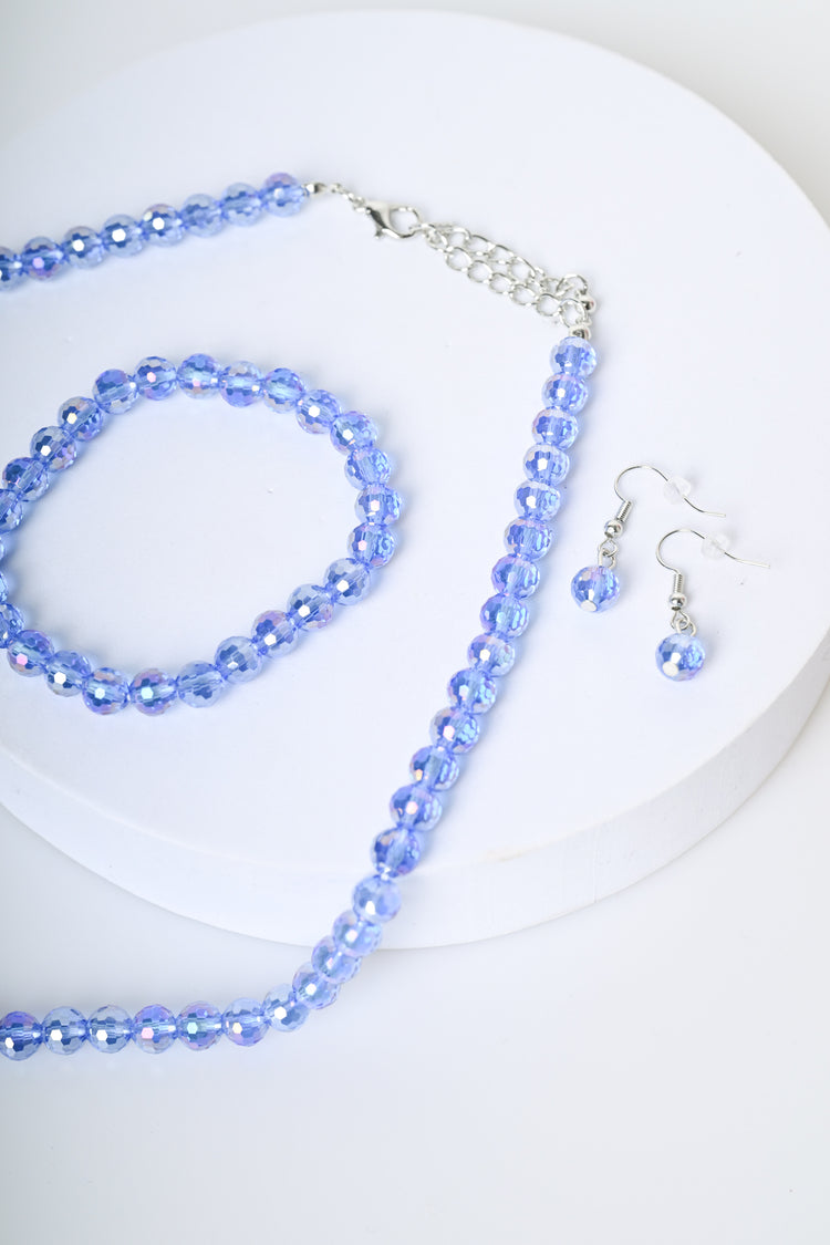 Necklace + earrings + bracelet set