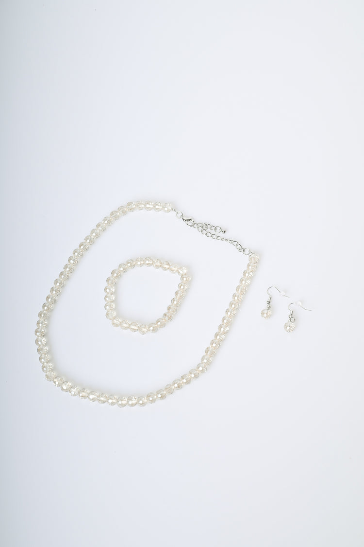 Necklace + earrings + bracelet set