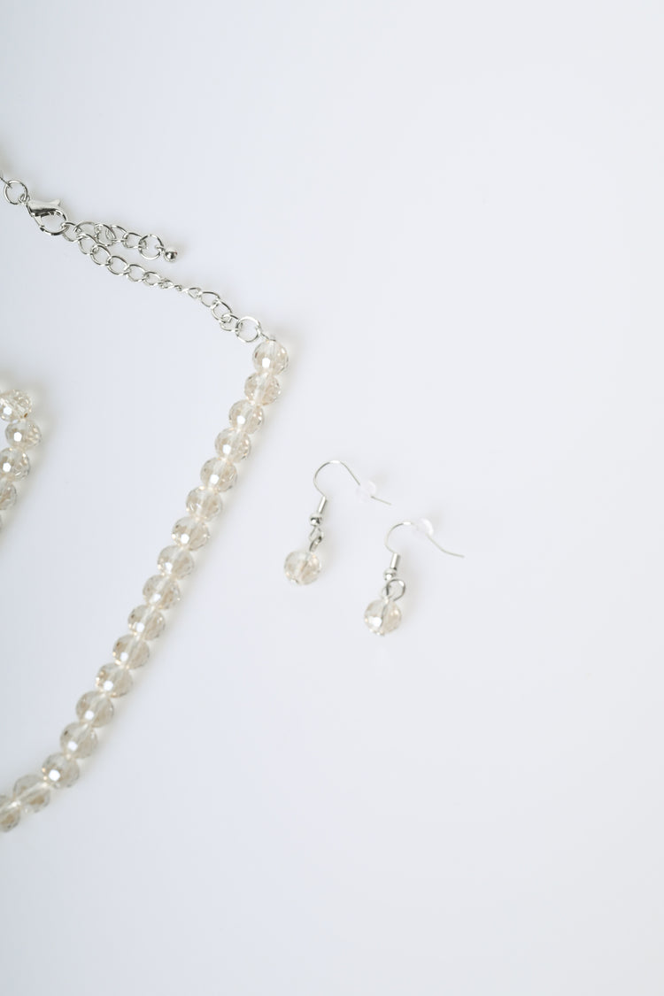 Necklace + earrings + bracelet set