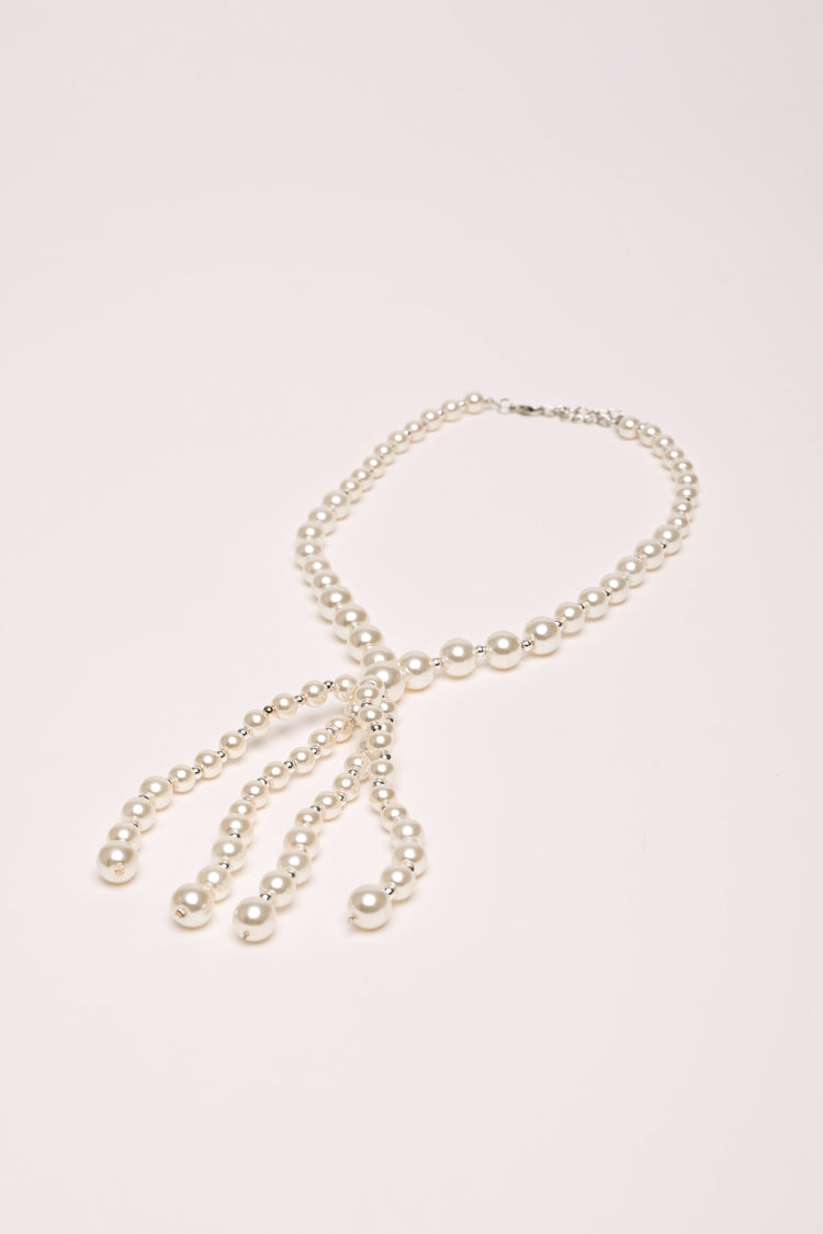 Beads long necklace