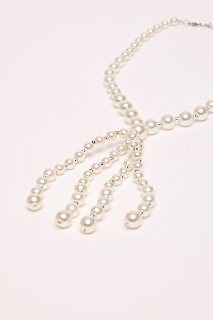 Beads long necklace