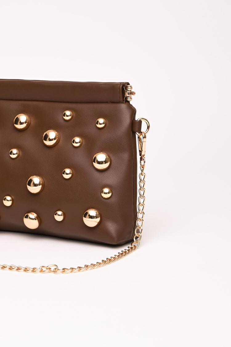 Pochette con borchie